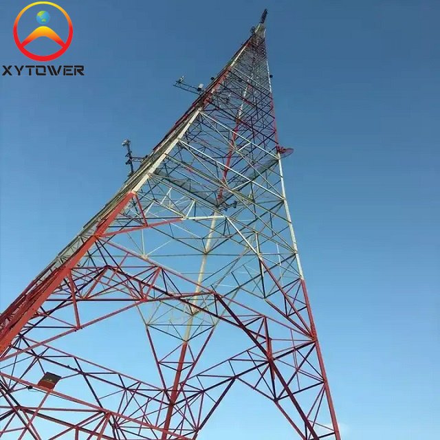 45M Angular Steel Self Supported 5G Wifi Signal Communication Tower